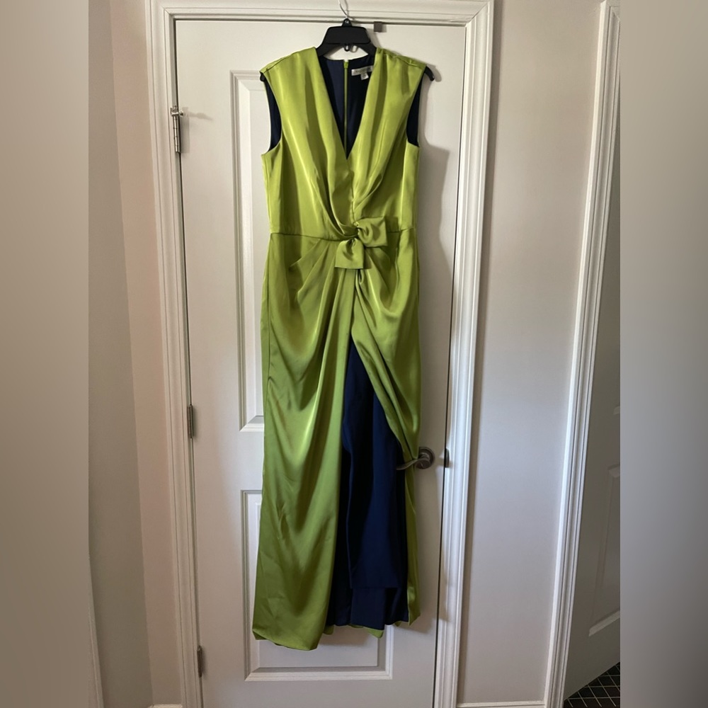 Kay Unger pant suit with over skirt .